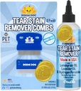 Bodhi Dog Tear Stain Remover & Tear Stain Remover Combs - Rimozione Gently Stains, Dirt from Pet Eyes - Sicuro & Gentle su Cani e Gatti - Pulisce Delicato Fur - Ideale per Grooming & Tear Stain Prevention