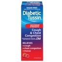 Tussin diabetico DM Massima resistenza tosse e sollievo della congestione del tosse liquido Syrup, sicuro per diabetici, aromatizzato alla bacchetta, 4 Fl Oz (Pack of 1)