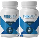 PhenAprin XR Massima resistenza Appetite Pillole Diet Suppressant - 2-Pack, Metabolismo Boosting, perdita di peso per le donne e gli uomini, 120 blu / bianco capsule