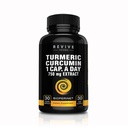 Curcumina pura erica con Bioperine. Super forza. Una capsula al giorno. Veggie capsule erboriche con pepe nero. Supporto congiunto Premium con 95% Curcuminoidi standardizzati.