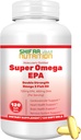 SHIFAA NUTRITION Olio di pesce Halal Softgels 120 Ct, doppia resistenza - Halal Omega 3 Fish Oil Integratori. Wild Caught, Non OGM & Purified