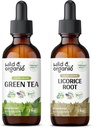 Tintura di tè verde naturale 2 fl oz & Licorice Tintura 2 fl oz