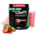 JYM Supplement Science Pre JYM Strawberry Kiwi Pre polvere di allenamento - BCAAs, Nootropics, Creatina HCI, Citrulline, Beta-Alanine, Betaine, Taurina, Huperzine 30 Servings