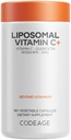 Codeage Liposomal Vitamin C 1500mg con Zinco, Elderberry, Citrus Bioflavonoids Pompelmo, Limone, Polvere Arancione, Quercetina & Rose HIPS Frutta – Integratore Vegan - Non OGM, Pillole Vegane, 180 Capsule