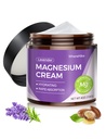 Crema di Magnesio Topico Naturale per il Sonno, Lozione di Magnesio di Notte per il Dolore e Crampe di Gamba,Rilassamento Muscolo,Calmo,Protezione di Morbida per la Cura della Pelle.