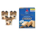 Atkins Chai Tea Latte Protein Shake con 15g Protein, 3g Net Carb, 1g Sugar + Atkins Peanut Butter Protein Wafer Crisps with 10g Protein, 4g Net Carb, 1g Sugar, 5 Count