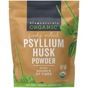 Viva Naturals Organic Psyllium Husk Powder, 24 oz – Finely Ground, Unflavored, Vegan, Keto, Paleo, Non-OGM Plant-Based Superfood, Buona fonte di fibra per la cottura senza glutine, Succhi & Smoothies