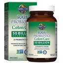 Garden of Life Probiotics for Women and Men - Raw Probiotics Colon Care 50 Billion CFU and Enzymes, Raw Fruits, Veggies, Una volta Daily Acidophilus Probiotics for Regularity and Immune Health - 30 Capsule