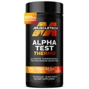 Booster di testosterone termogenico MuscleTech per gli uomini, AlphaTest Thermo - T-Boost Mens Supplemento con Tribulus Terrestris - Male Gym Supplementi di allenamento per la crescita del muscolo, Stamina & Energy - 90 pillole