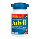 Advil Pain Reliever e Fever Riduttore, Dolore Rilievo Medicina con Ibuprofen 200mg per Dolore Congiunto, Muscolo Ache e Minor Artrite Rilievo Dolore - 200 Compresse Coated con Easy Open Arthritis Cap
