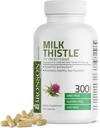 Bronson Milk Thistle 1000 MG Silybum Marianum Antiossidante & Liver Health Support - Non-GMO, 300 capsule