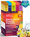 Imballaggio della polvere degli elettroliti di KEY NUTRIENTs No Zucchero - 5 sapori deliziosi nei pacchetti di idratazione 40 Pack - Imballaggio senza glutine degli elettroliti