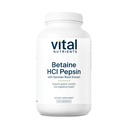 Vital Nutrients Betaine HCL Pepsin con Estratto di radice gentian | Formula di enzima digestivo per sostenere la digestione delle proteine e l'assorbimento dei nutrienti* | Gluten, Dairy, Soy Free | 225 capsule