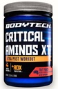 BODYTECH Critical Aminos XT Intra/Post Workout Powder in Delicious Fruit Punch Flavor - Formulato per supportare il recupero muscolare e migliorare le prestazioni per risultati ottimali (15.9 oz / 45 Servings)