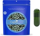 Capsuline clorofilla colorato formato 00 Empty Vegan Capsule - 1000 conteggio - Empty Veggie Pillole Capsule - DIY Verdura Capsule Filling - Vuoti Caps - Kosher Non OGM Certificati (Green)