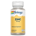 Solaray Zinc 50mg Sostegno immunitario capsule, 100 Conte, Vegan, Semi di zucca