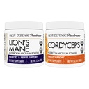 Bundle di difesa ospitante con polvere di mane del leone, polvere da 3,5 oz e cordyceps, 3.5 oz - Supporto salute del cervello, memoria e messa a fuoco - Support Immune Health & Energy*