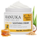 Super Natural Goods Manuka Honey Cream (16oz) – Lozione idratante per tutti i tipi di pelle Adatto per bambini e adulti | Crema corpo idratante con Real Manuka Honey Aloe Vera Juice e Burro di cacao