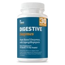 Dr. Tobias Enzimi digestivi con Amylase, Bromelain, Lipasi, Lattasi, Protease, Papain & More, Supplemento di digestione con 18 enzimi per la digestione e la salute del fegato, 30 capsule, 15 Serve