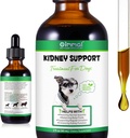 Il supporto del rene per cani, formulato veterinario, supporta la funzione sana del rene nei cani, promuove la salute fisica generale e la vitalità, supplemento di erbe, facile da assorbire, 2 oz