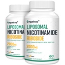 Orgabay Liposomal Nicotinamide Riboside 2000 MG con TMG e Pterostilbene, Boosting NAD+, Support Healthy Aging, 120 Count