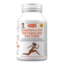 ANDREW LESSMAN Energy and Fat Metabolism Factors 360 Capsules - Promuove l'ottimum Fat Burning and Energy Metabolism, con Carnitina, Green Tea, Guarana, Ginseng, B-Complex. Capsule facili da ingoiare
