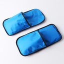 Pantofole di terapia fredda, Avvolto del pattino del ghiaccio del piede, Pantofole di Neuropatia Rilievo Rapido Pantofole di ghiaccio per piedi tire e gonfi, Piedi caldi, Rilievo di fasciite plantare (blu, grande)