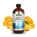 Risposta della natura Liquid Omega-3 | Olio di pesce marino profondo con supplemento dietetico EPA/DHA | Supporto cardiovascolare | No Preservatives & Gluten-Free 16oz (Pack of 1)
