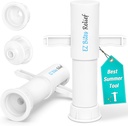 Trobing Bug Bite Suction Tool, Venom Extractor Sucker, Bee Sting Bite Relief, Facile da usare, Natural Itch Relief, Riduce dolore e gonfiore, Primo soccorso per escursionismo, Backpacking e Camping (White-2 Pack)
