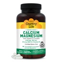 Country Life Target-Mins Calcio Magnesio con vitamina D-Complex, 1000mg/500mg/10mcg, 240 capsule vegane, senza glutine certificato, Vegan certificato, verificato non OGM