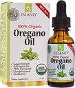 Olio di origano Gocce liquide organiche - 100% Pure & Undiluted - USDA-Certified Organic (1 oz) 75% Carvacrol - Cresciuto in Spagna - Integratore di supporto immunitario con olio di origano.