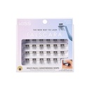 KISS Falscara DIY Eyelash Extension Wisps - Featherlight Synthetic Reusable Ciglia artificiali Multipack of 24 Mini Lash Clusters per quell'autentica estensione Eyelash Look