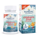 Nordic Naturals DHA per bambini, Fragola - 120 Mini Gel Morbido per bambini - 250 mg Omega-3 con EPA & DHA - Sviluppo del cervello & Funzione - Non OGM - 30 Serve