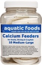 Aquatic Foods Inc. Calcium Feeder Medium-Large Shells. Conchiglie extra spesse per gamberetti, lumache, granchi, granchi, granchi eremiti e tutti i pesci tropicali...10 Conte Jar