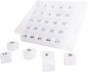 Organizzatore di pillole di 30 giorni, Squeeze di pillola portatile per aprire, Grande una volta al giorno per il viaggio, Mensile per vitamine, Medicina, Integratori (Clear)