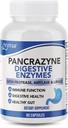 Arymar Pancrazyne Probiotics, Enzimi Digestivi con Amylase, Protease, Lipasi & Lactobacillus, Gut Health & Digestive Support Supplement, 60 Capsule