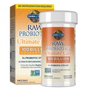 Probiotici Raw Garden of Life per donne e uomini con enzimi digestivi, 100 miliardi di CFU, Strains clinicamente studiati, Shelf Stable, 30 capsule