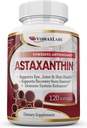 Astaxanthin 10mg Supplement/Best Pure Antioxidant from Microalgae, Aiuta la cura della pelle & Eye, Giunti Arthritic, Invecchiamento sano, Boosting Energy, 120 non OGM Softgels - Premium Astaxanthin Supplements