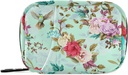 Rose Floral Birds Pill Box 7 giorno Pill Case Bag organizzatore di Pillole di viaggio con Zipper Portable Weekly Case Dimensioni compatte per il supporto supplemento di vitamina