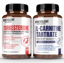 Turkesterone 8.000mg [Purità più alta] + Premium L-Carnitina Tartrato Supplemento - Alto assorbimento Supplemento con Tongkat Ali - Aumentare Stamina, Magra crescita muscolare, Support Metabolismo & Natural Ener
