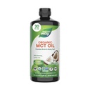 Olio MCT organico di modo naturale, 30 Fl Oz, Brain e Carburante da cocco*, acido caprilico C8 e acido caprilico C10, certificato Keto e Paleo, organico, progetto non OGM verificato