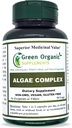 Alghe, Fucoidan, Blue Green Algae, Kelp, Bladderwrack, Chlorella, Spirulina, Irish Moss, Dulse, 90 VCaps, High Absorbable, Non OGM, Gluten-Free (Single)