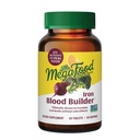 MegaFood Blood Builder Iron Supplemento per le donne e gli uomini - Aumentare i livelli di ferro senza effetti collaterali - combatte la fame - con vitamina B12, acido folico & vitamina C per l'assorbimento - Vegan - non aromatizzato - 30 conteggio (pacchetto di 1)