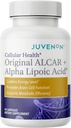 Juvenon Cellular Health | Cuore, Brain Supplement con Acetyl L-Carnitina e Biotina - Supporta la Funzione NAD+, Produzione Energetica, Mood, Metabolismo Rivitalizzato, Focus Mentale & Clarity (90 capsule)