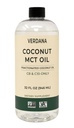 Verdana Food Grade MCT olio 32 oz – per il caffè Keto, olio naturale non aromatizzato Pulling Mouthwash & Massage - 100% Coconut Derived olio frazionato – Medium Chain Triglycerides C8 C10 – Non-GMO, Kosher