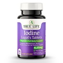 Lugol’s Iodine Tablets 6.25mg – Precise-Dose tiroide & Energy Support – No Harsh Liquid, Stable Potassium Iodide Supplement – 90 Ct, Non-GMO, No Preservatives