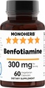 Benfotiamine 300 mg - 60 capsule di veg