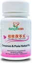 GUI Zhi Fu Ling Wan ↔枝茯苓丸- Cinnamon & Poria Pills - Natural Cycle Relief - Aiuto Cinture mestruali, Bloating, Periodo disagio - Promuovere la salute delle donne - Tutto naturale - 126 Ct (1 Bottiglia)