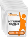 BulkSupplements.com L-Citrulline Malate 2:1 Polvere - Nitric Oxide Boost, Citrulline Malate Supplement - Unflavored & Gluten Free - 3g per Servings, 1kg (Pack of 5) (11 lbs)