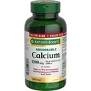 Calcium assorbibile della natura 1200mg più vitamina D3 1000IU 200 conteggio